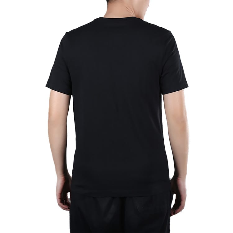 Jordan T Shirts Men's Black Crew Neck Moderate Straight Fit CJ6247-010