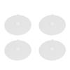 4 Stück 23cm Silikondeckel Wiederverwendbare Hitzebeständige Silikonabdeckung für Tasse Schüssel Teller Mikrowellengeeignet Spülmaschinenfest