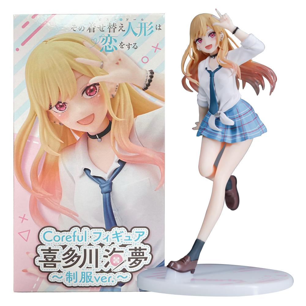 18CM Anime My Dress Up Darling Kitagawa Marin Figur Schuluniform Verkleidung Stehendes Modell Spielzeug Geschenk Actionfigur Für Kinder PVC