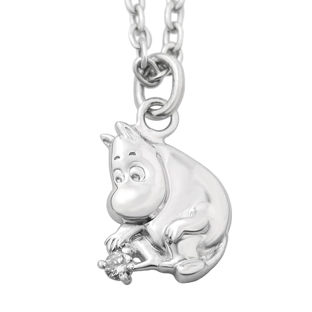

Moomin Diamond Petit Necklace Ladies 925 Silver Official Goods Character Pendant [Shinjuku Ginnokura] срібний