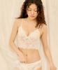 Maleunpaibeu Sheer Bralette Scarlet See-Through Lace_4Colors