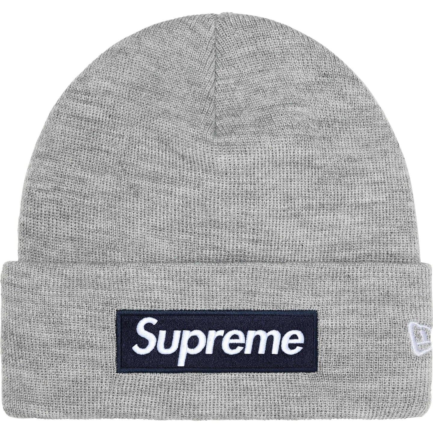 Шапка Supreme New Era с логотипом Box Logo (25ос) Серый вереск One-Size