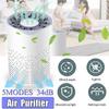 5W Home Office USB Air Purifier 5 Modes Air Cleaner Ionizer UV Light Dust Allergy Smoke Filter Negative Ion Generator for Bedroom