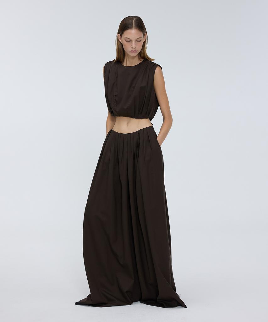Meuameu Wide Pleated Pants