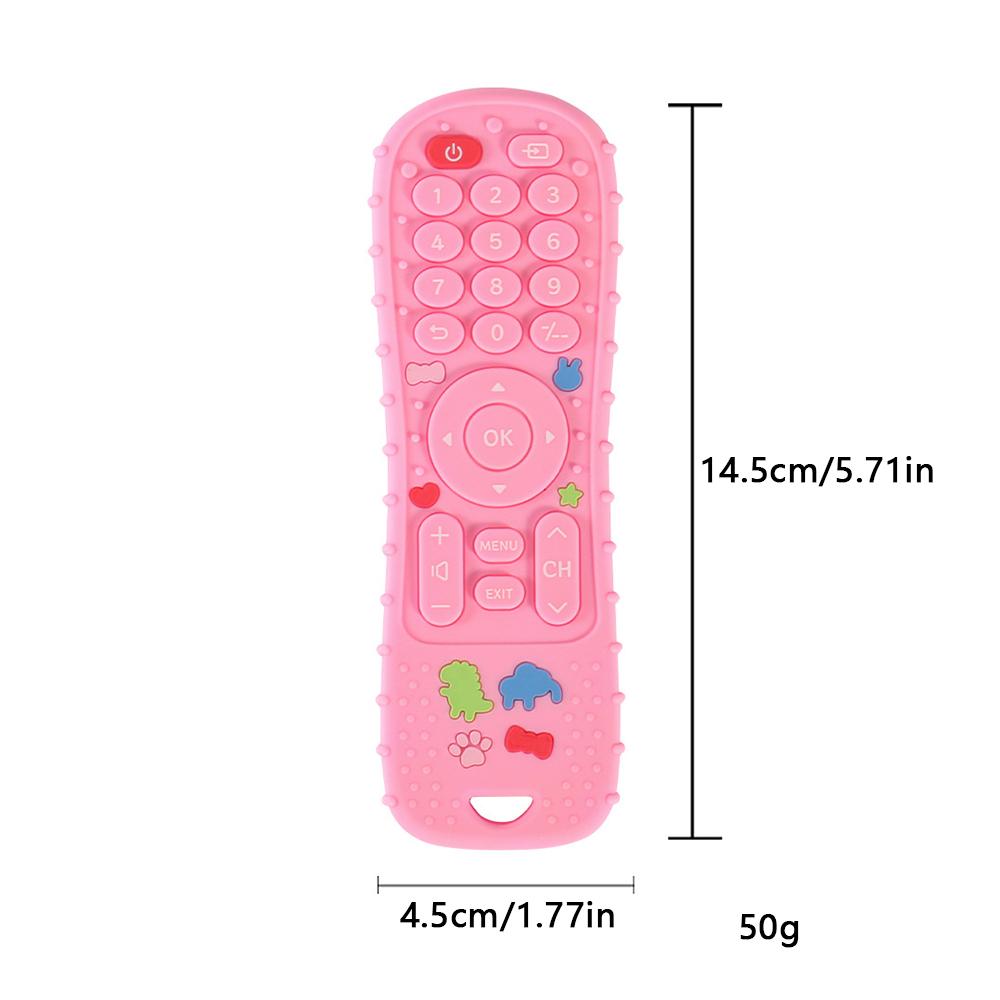 Uzaktan Kumanda Şeklinde Yumuşak Silikon Diş Kaşıyıcı Bebekler İçin İdeal Yumuşak Diş Çıkarma Oyuncağı Mükemmel Çocuk Bayramı Hediyesi