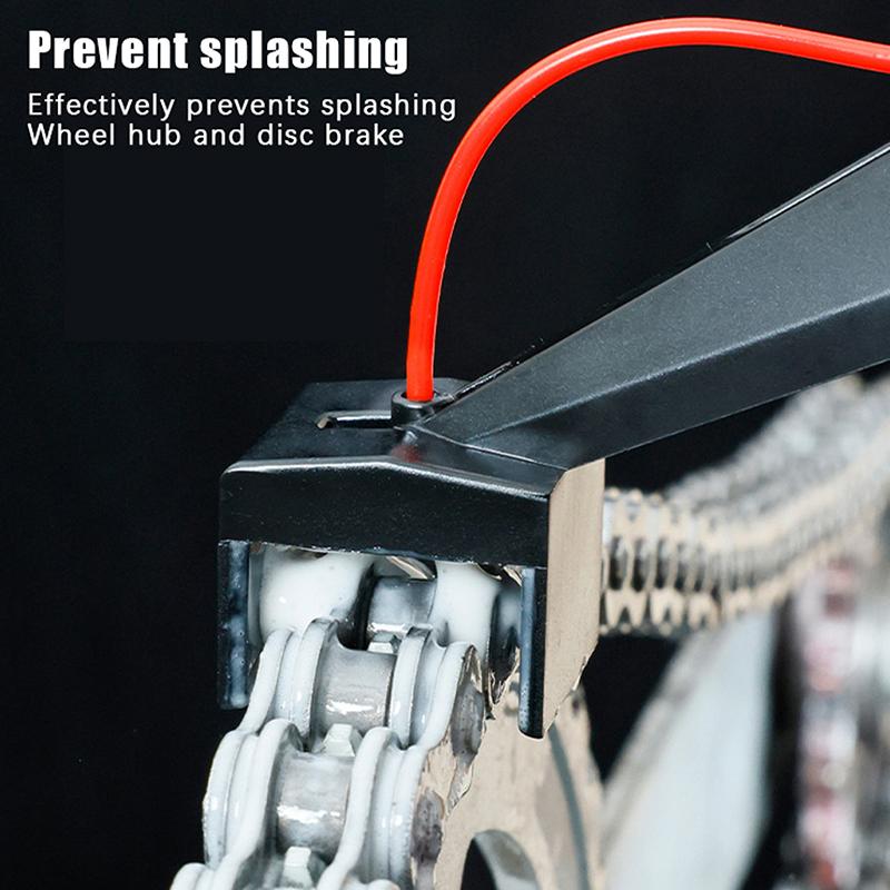 Motorcycle Chain Oiler Spray Gear Motorcycle Chain Oil Applicator For Motorcycle Mess-Free Chain Wax Chain Cleaner Attachment