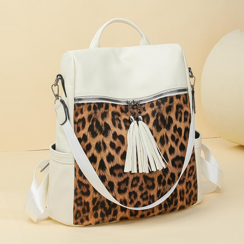 Women's Multi-functional Leopard Shoulder Bag