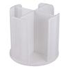 360° Rotatable Storage Rack Cup Dispenser 4 Compartment Cups and Lids Holder Detachable Desktop Multifunctional Dispenser