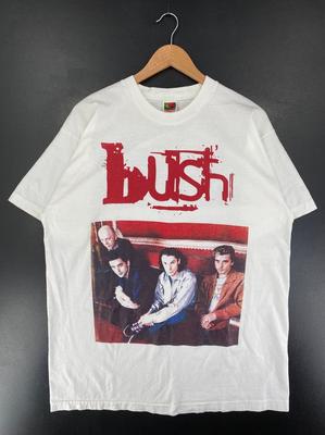 Reprint Bush Razorblade Suicase 90s Rare Design White T Shirt Unisex NH26167