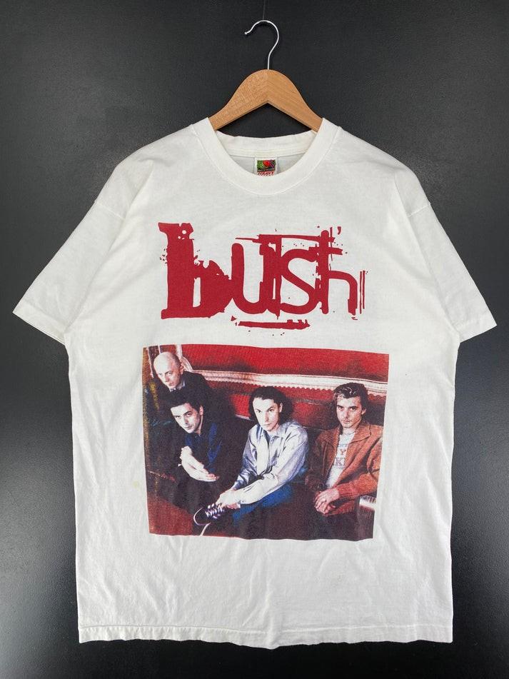 Reprint Bush Razorblade Suicase 90s Rare Design White T shirt Unisex NH26167