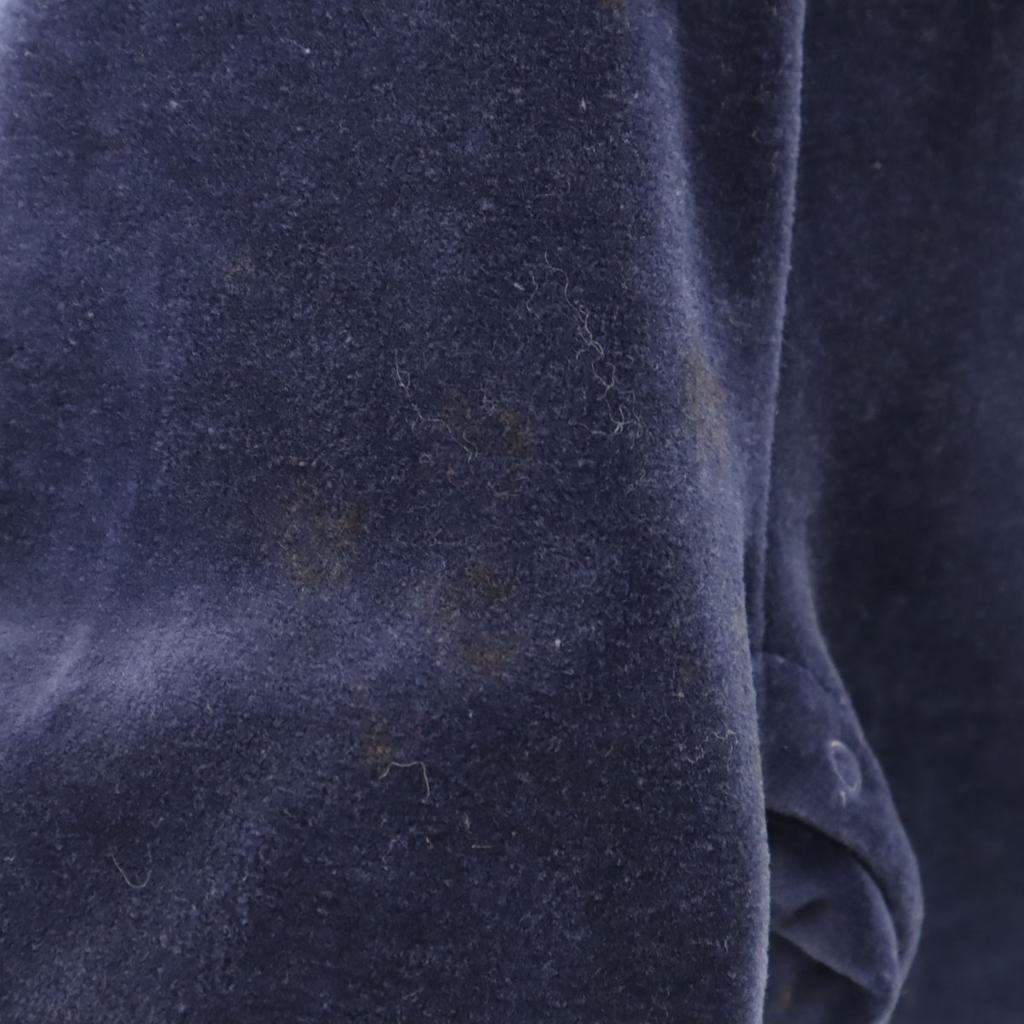 Celine Made In Japan Long Sleeve Velor Cardigan 90 Navy Romper Set Kid's Used