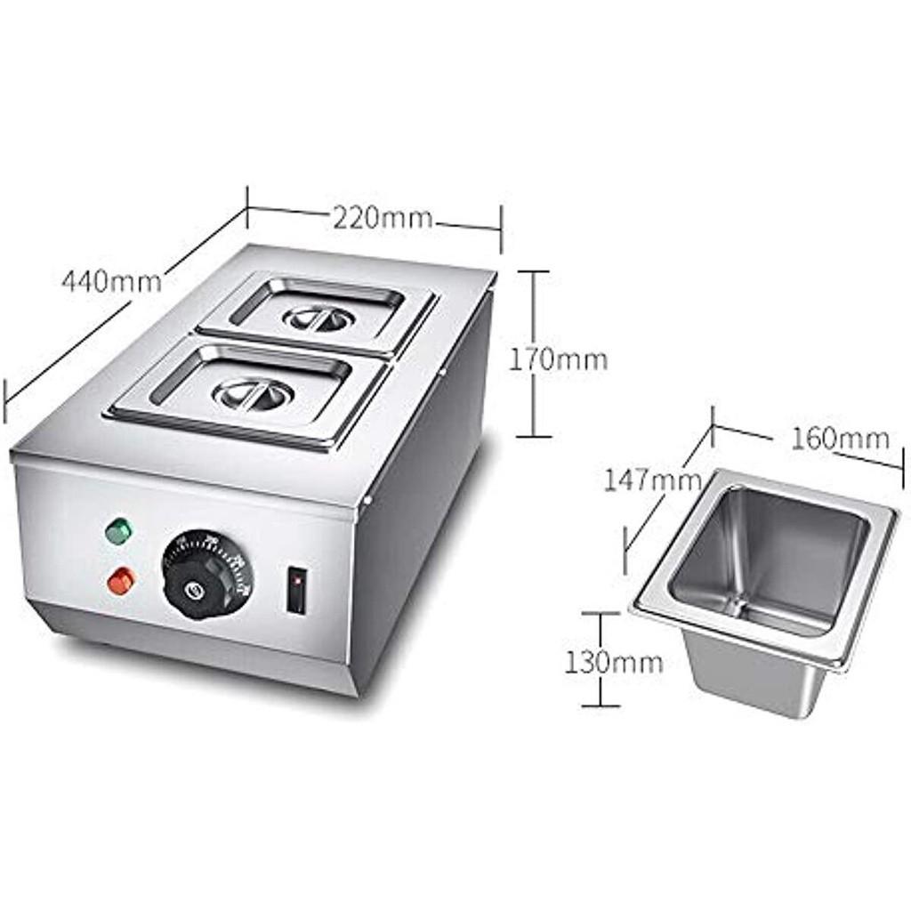 

Электрический автоматический подогреватель шоколада 600 Вт 2 резервуара Нержавеющая сталь Подогреватель жидкости Машина для темперирования шоколада Плавильная емкость