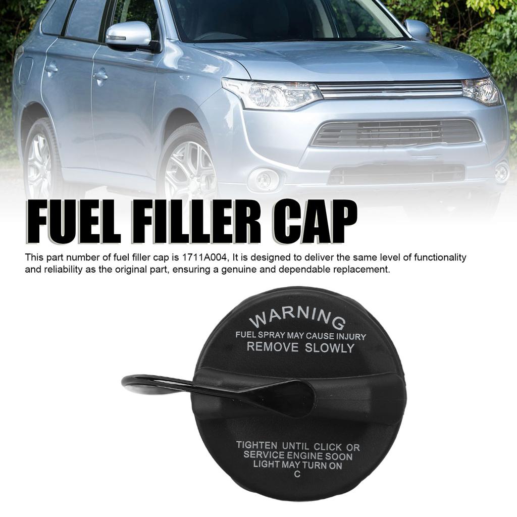 Car Fuel Gas Tank Filler Cap Leakproof Effective Protection 1711A004 for Mitsubishi Outlander 2014-2017 Eclipse 2004-2012
