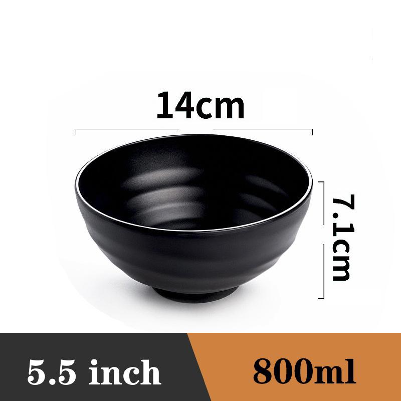 Fruit Salad Fast Food Tableware Japanese Style Plastics Noodles Bowl Household Ramen Bowl Soup Bowl