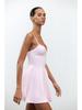 2025 Women's Spicy Girl Backless Slimming Sleeveless Short Dress, European & American Style