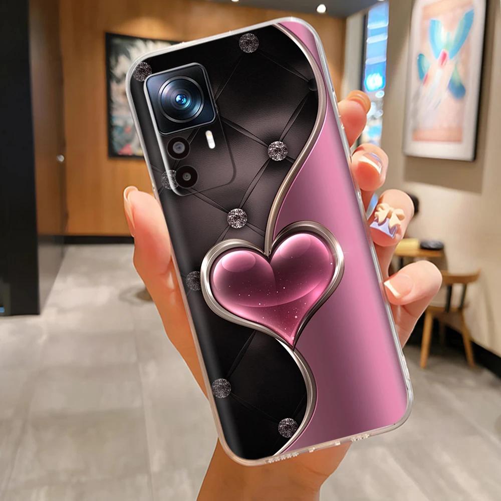 Pro Xiaomi Mi 12T 12 T Pro Pouzdro Průhledné Měkký Silikon Ochrana Čočky Zadní Kryt Pro Xiaomi Mi 12T 12 Mi12 12X Lite Pro Kryt Telefonu