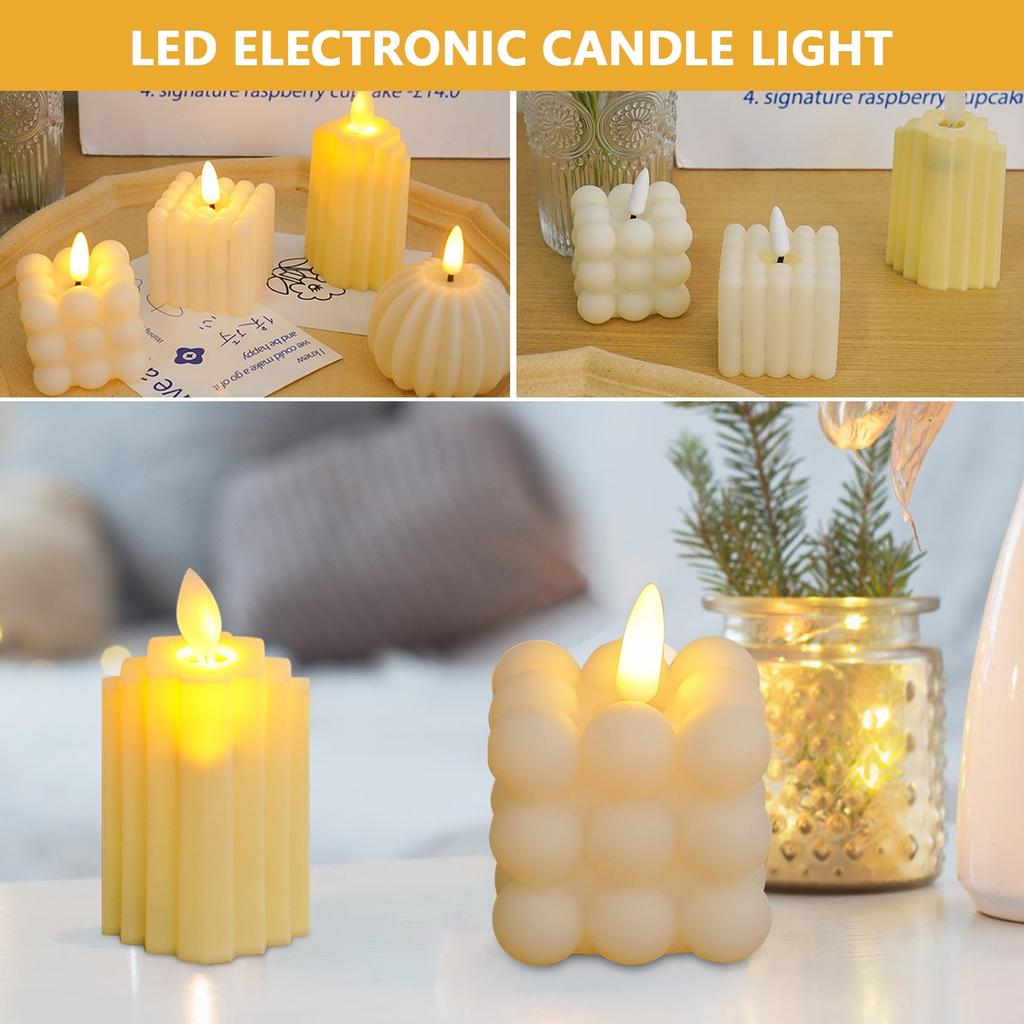 LED Electronic Candle Light Proposal Confession Atmosphere Decoration Props Birthday Arrangement Candlelight Creative Night Light