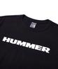 Hummer Signature Lettering Logo Air Cool Functional Short Sleeve T-Shirt Black