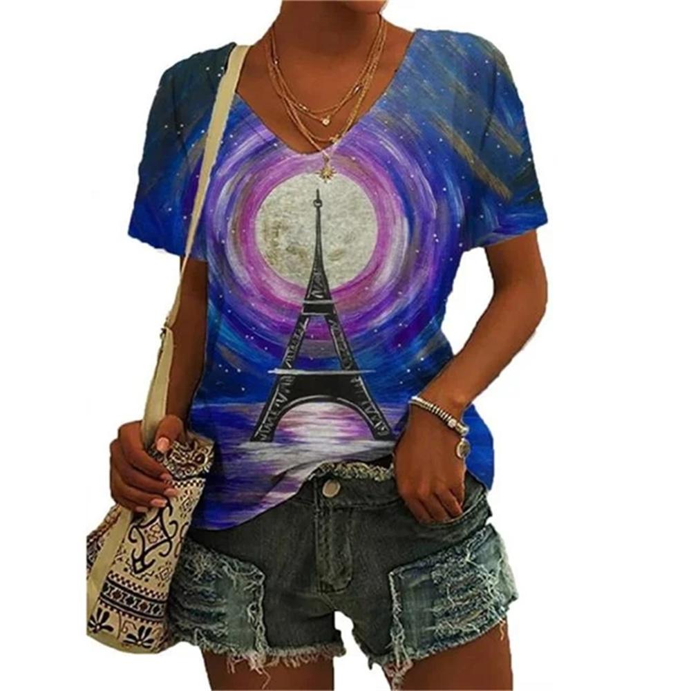 Scenic Iron Tower 3D картина с забавным узором — фото 4