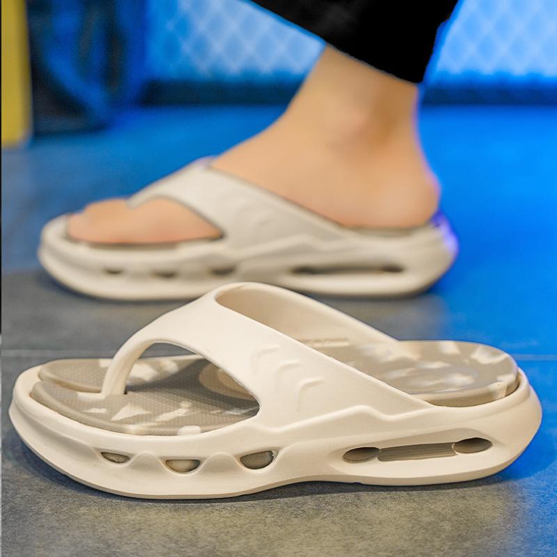 Nya Herr EVA Plattform Flip Flops Hemma Halkfria Mjuka Sula Tofflor Utomhus Strand Sandal Skor för Par Sandalias De Hombre 2025