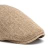 Frühling Sommer Atmungsaktive Leinen Baskenmütze Herren Britische Vintage Kappe Einfarbig Schirmmütze Newsboy Kappe