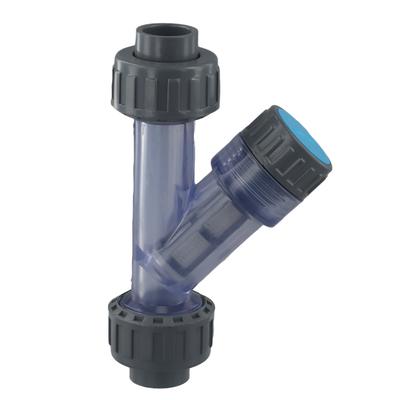 20 63mm Y-Type Filter Transparent PVC Y-Type Filter Fish Tank Maintenance As Shown In The Figure Removes Impurities And Debris