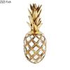 Golden-plated Pineapple Ornaments Creative Fruits Statue Desk Decoration Resin Crafts Pineapple Sculpture Room Aesthetic Decor