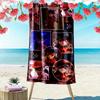 Asciugamano da Spiaggia Coccinella, Asciugamano da Spiaggia Leggero, Stile Tropicale, Regalo Ideale per le Vacanze per la Famiglia