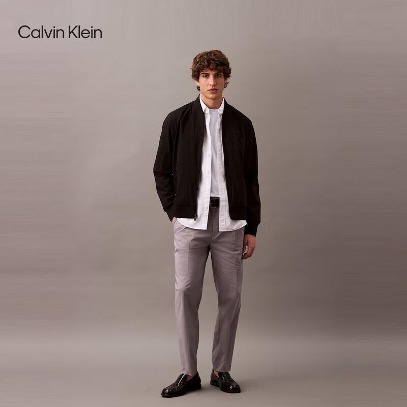 Calvin Klein Jeans Men's Classic Baseball Collar Bomber Jacket