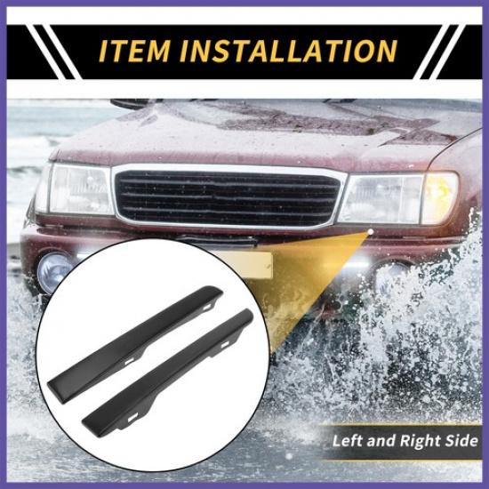 Pair Front Bumper Grille Headlight Filler for Toyota Tacoma No.5251335020