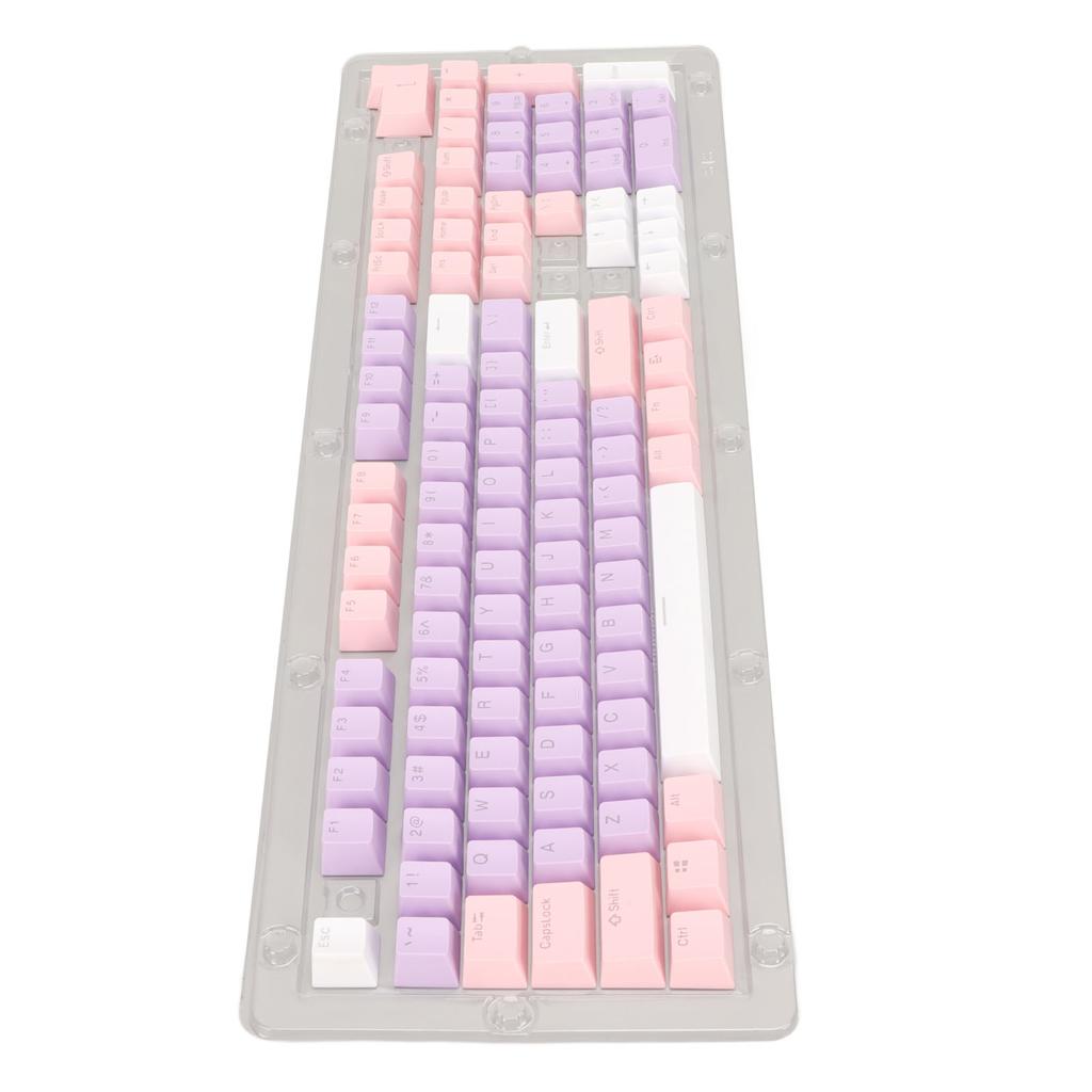 Keyboard Keycaps 108 Keys OEM Height Two Color Injection Molding Ergonomic   Mechanical Keyboard Keycaps