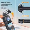 Upgrade Anti-fogging Lens Guard for Insta360 X5 Snap-on Optical Glass Lens Protective Anti-Scratch Cover for Insta 360 X5 Camera