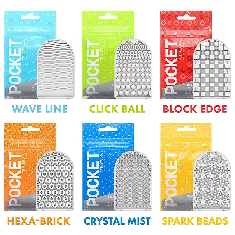 Pocket TENGA Wave 20 Pieces Set (white)