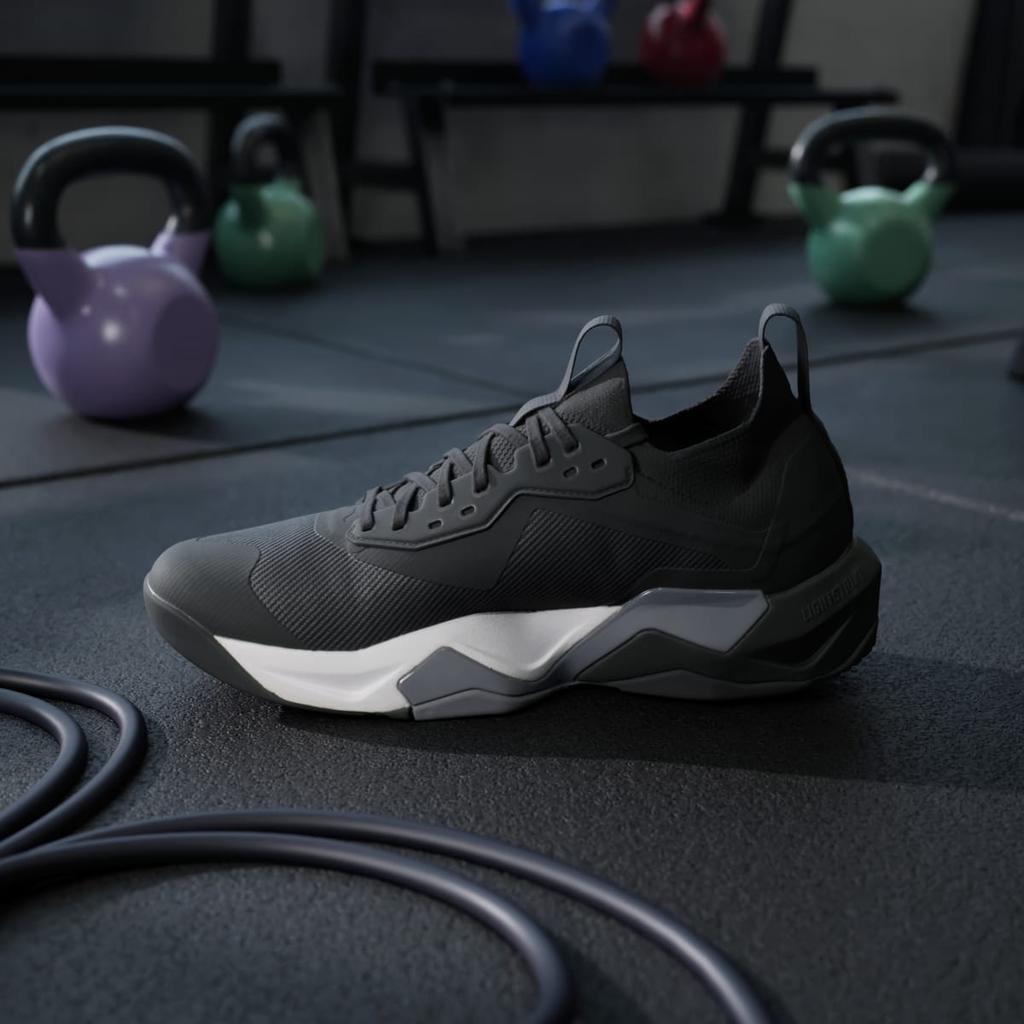 adidas Rapidmove ADV 2 HIIT Training Shoes IH5242 Men's Performance Sports Shoes Core Black / Cloud White / Grey