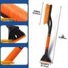 Car Snow Removal Tool: Frost Removal Shovel & Brush Combo