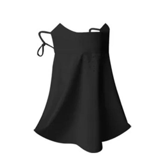 Face Guard with Elastic Strap Ultra-Wide Coverage Double-Layer Structure UPF 50+ UV Protection Cycling Face Protector