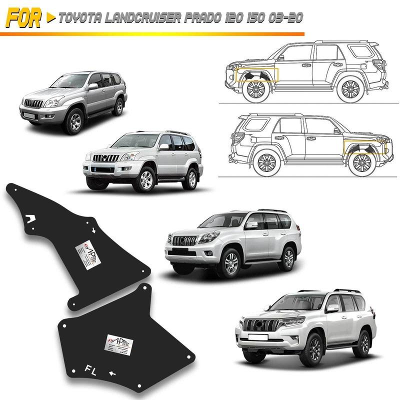 4pcs Inner Fenders Liner Guard for Toyota Landcruiser Prado 120 150 2003-2020
