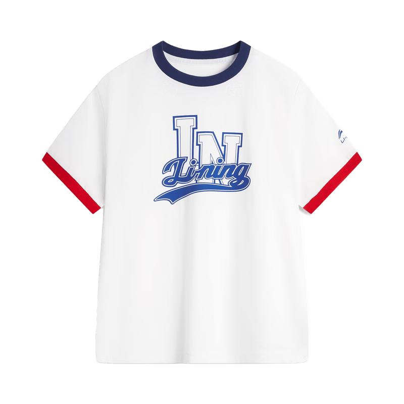 Унисекс футболка с круглым вырезом и коротким рукавом Li-Ning YHSV307 2XL