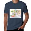 Capri Italy Crooked Alleys Stroll Tshirt Casual Fashion Short Sleeve Cotton Tshirt
