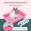 Disposable Plastic Liner for Rabbit/Guinea Pig Cage Tray - Feces and Urine Collection Pad