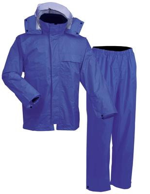 AP300 Königsblau Regen Oberteil und Hose Wasser Größe M [APt PRO] Anzug, Regenbekleidung, Arbeit, Set, Herren, Wasserdicht, Abweisend,