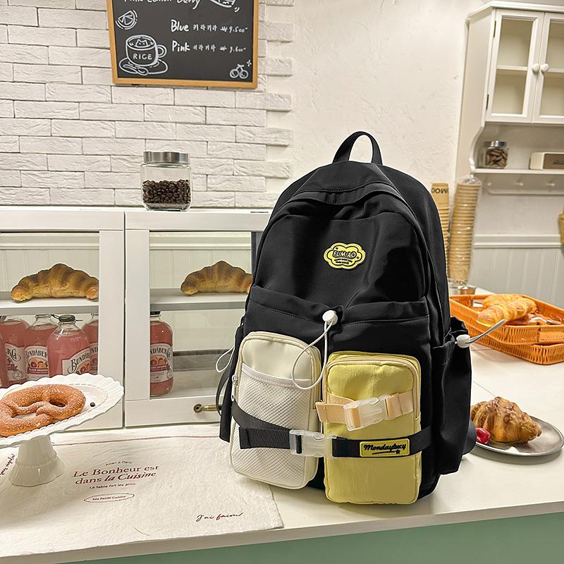 

Школьный рюкзак для девочки, летний, в стиле инс, для старшей школы, средней школы, начальной школы, средней школы, рюкзак большой вместимости. .