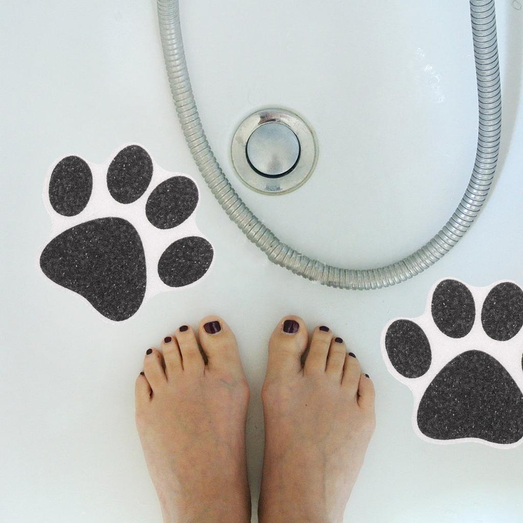 Non Slip Bathtub Stickers 10pcs Waterproof Shower Floor Grips Anti Skid Decals for Bathroom Pool Kitchen Floor Safety