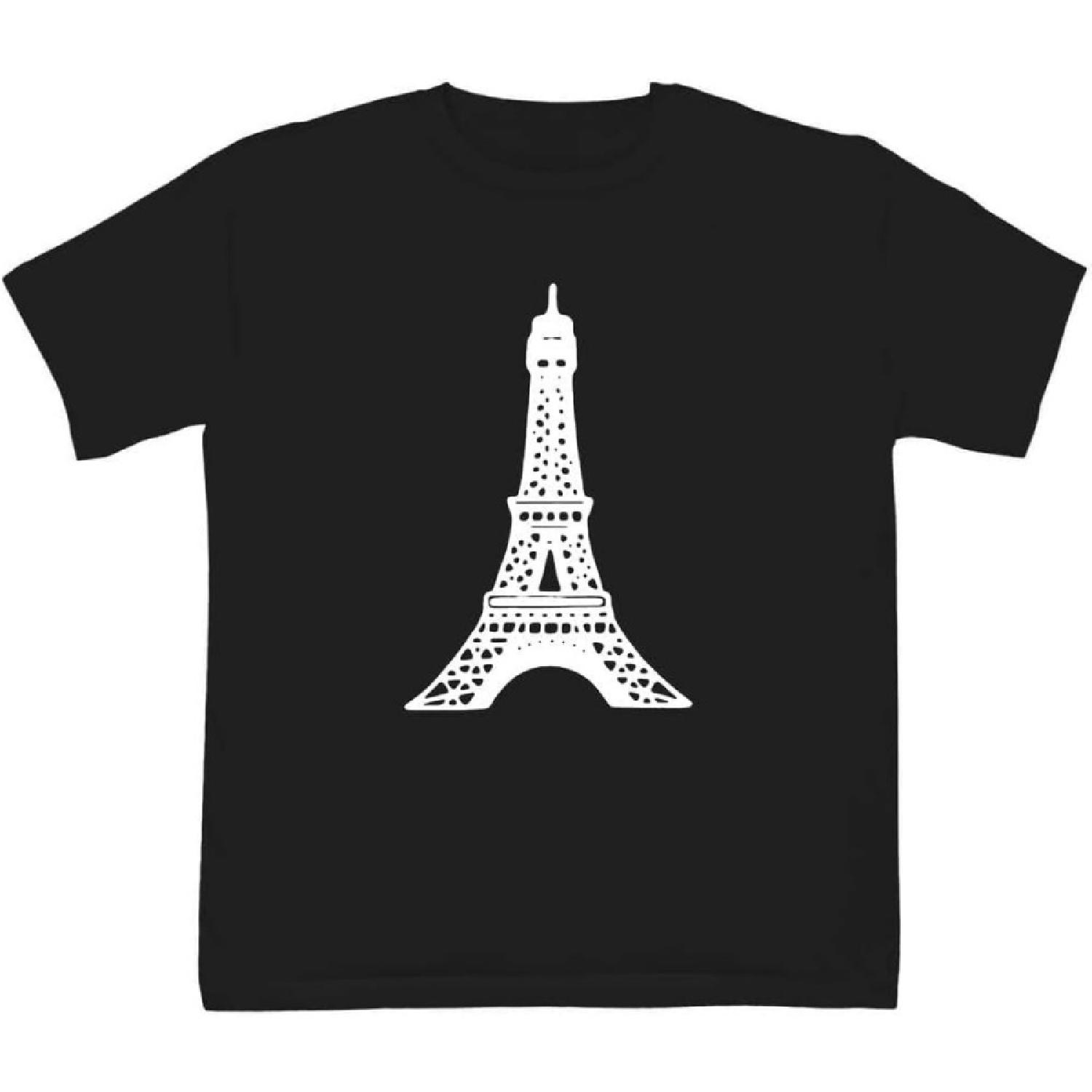 Azeeda  Eiffel Tower  Children s_Kid s Cotton T-Shirts (TS021462) XXXXXL разноцветный