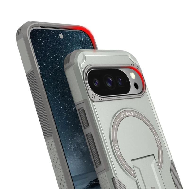 Armor Heavy-Duty Anti-Drop Magnetic Stand Phone Case For Google Pixel 10 9 10 Pro XL 9 Pro XL For Magsafe Wireless Charge Cover