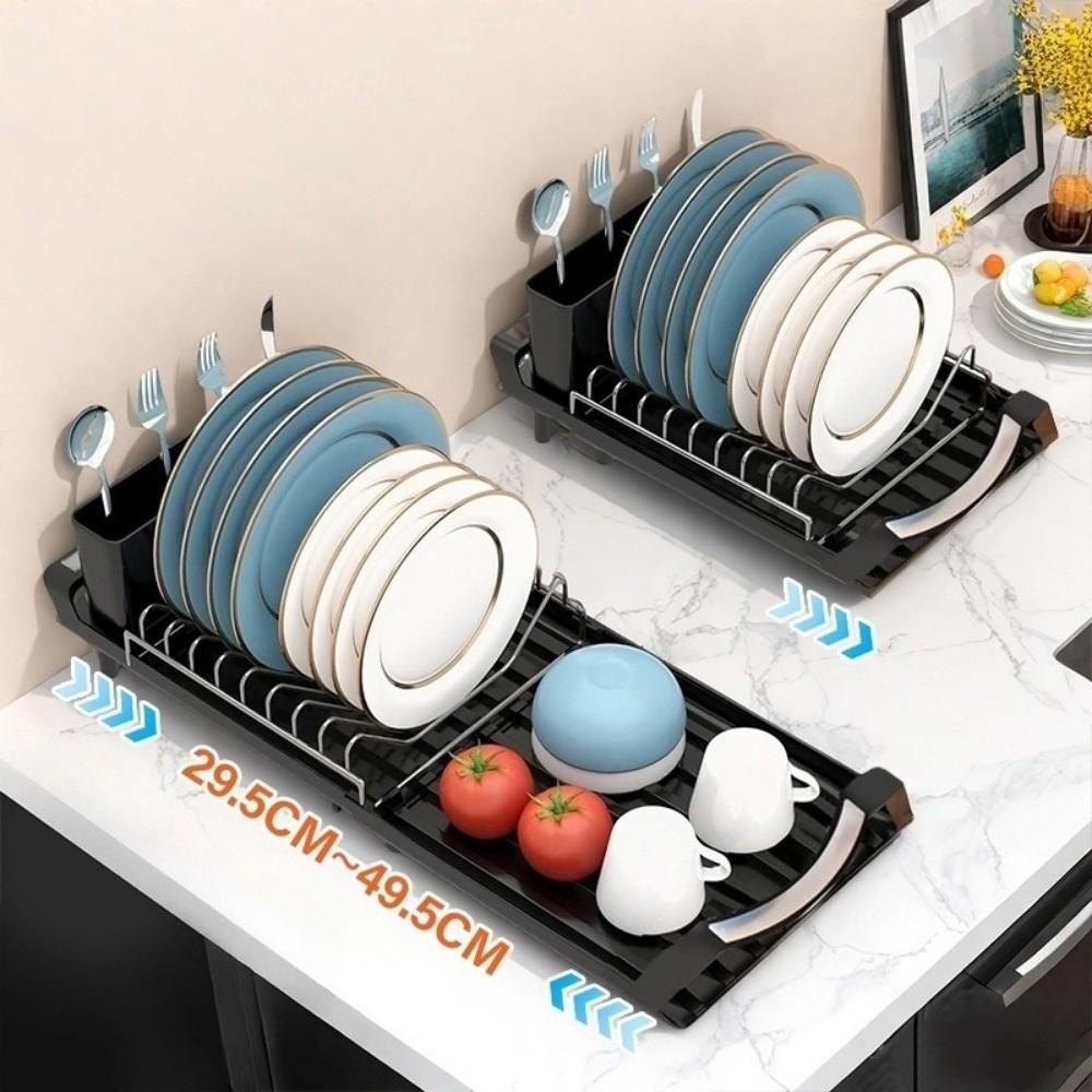 Kitchen Dish Drain Rack Multi-functional Drying Rack New Storage Rack  Countertop Shelf
