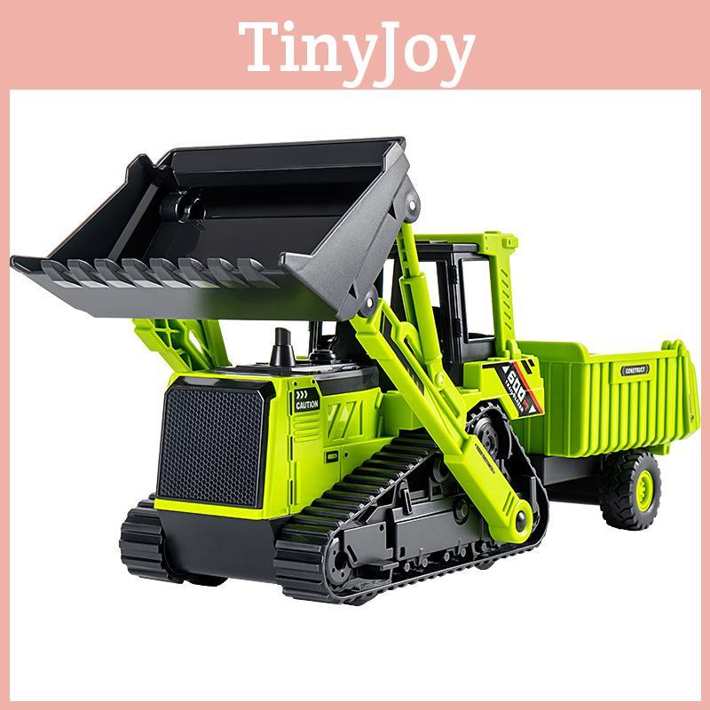 Double Headed Bulldozer Vehicle Model With Inertia Control For Kids Play And Collectors