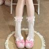 Lolita Girl Over Knee Socks With Lace Bow Decoration For Summer Dress Up