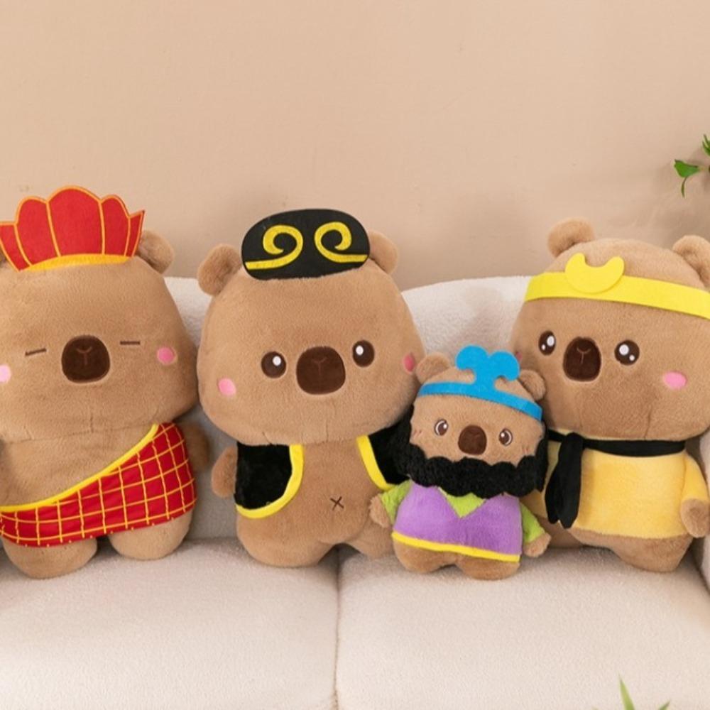 

Мультяшная плюшевая игрушка Капибара Король обезьян Капибара Пушистая кукла Гоку Капибара Мягкая кукла Домашний декор Monkey King