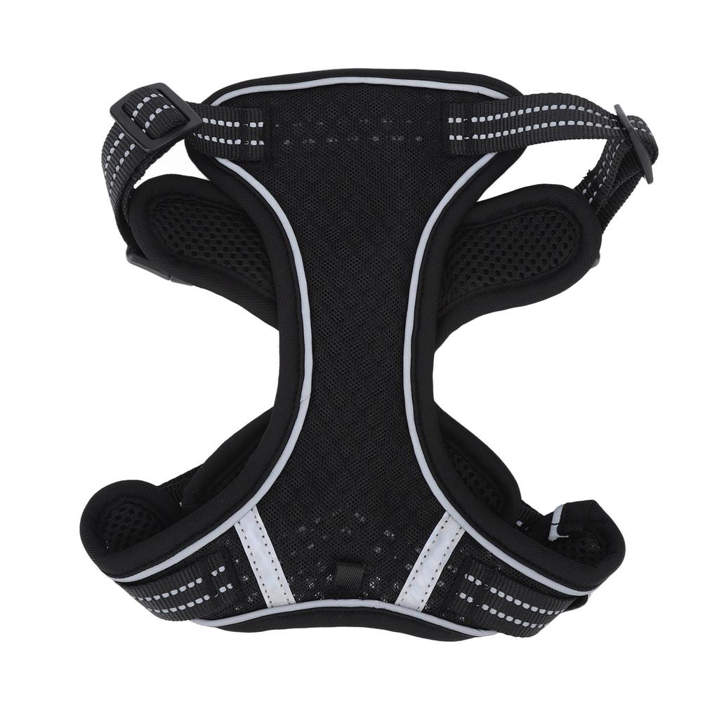 Dog Harness Adjustable Comfortable Reflective Strip Safety Mesh Dog Vest for Medium Large Dogs